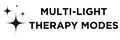 Multi-Light Therapy Modes Icon – Symbolizing versatile skincare solutions with different LED light options