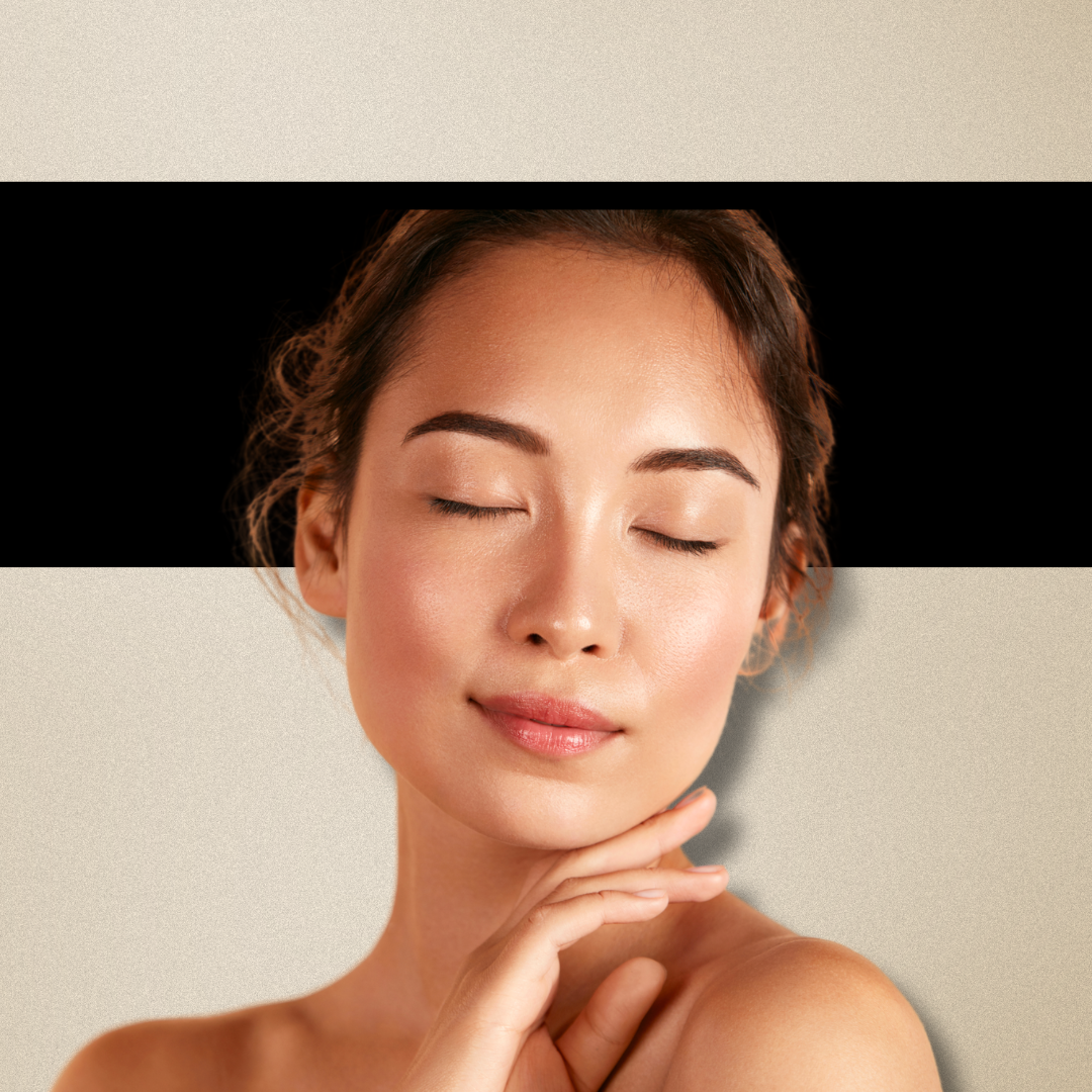 Radiant woman showcasing the benefits of Multi-Light Therapy Modes for glowing, healthy skin.
