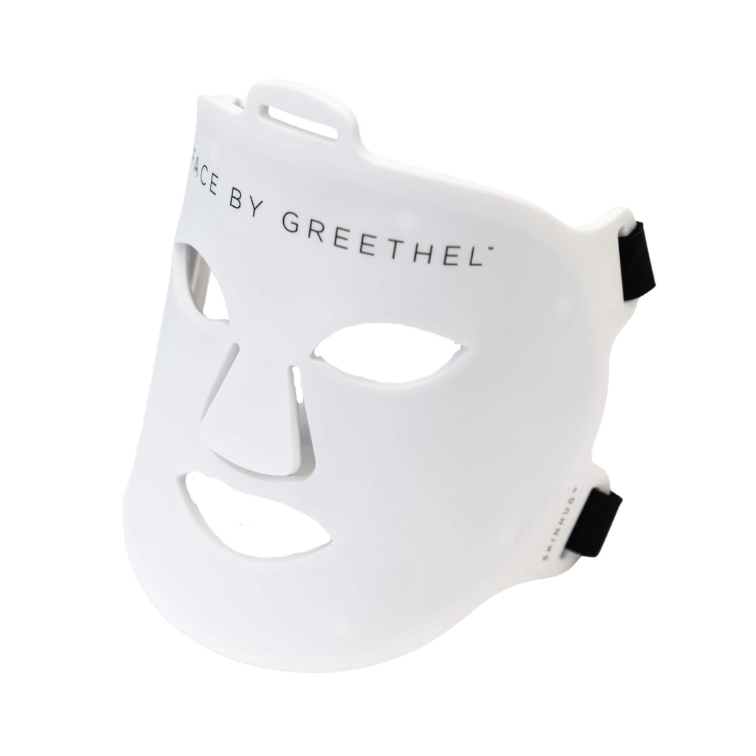 White face mask with &