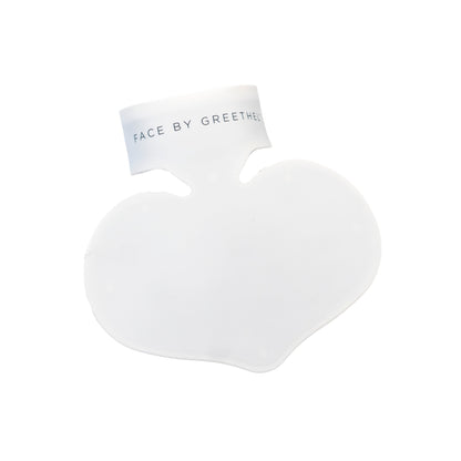White face mask with &