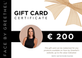 face by greethel euro gift card