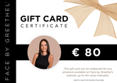 face by greethel euro gift card