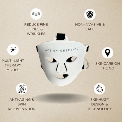 LED Therapy Face Mask - Achieve youthful, glowing skin from home. Non-invasive, gentle, and effective for anti-aging.